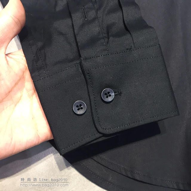 ZZegna襯衫 19春夏新款 傑尼西男士黑色襯衫  tzy1638